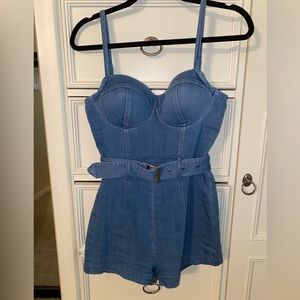 Fashion Nova Jean Romper